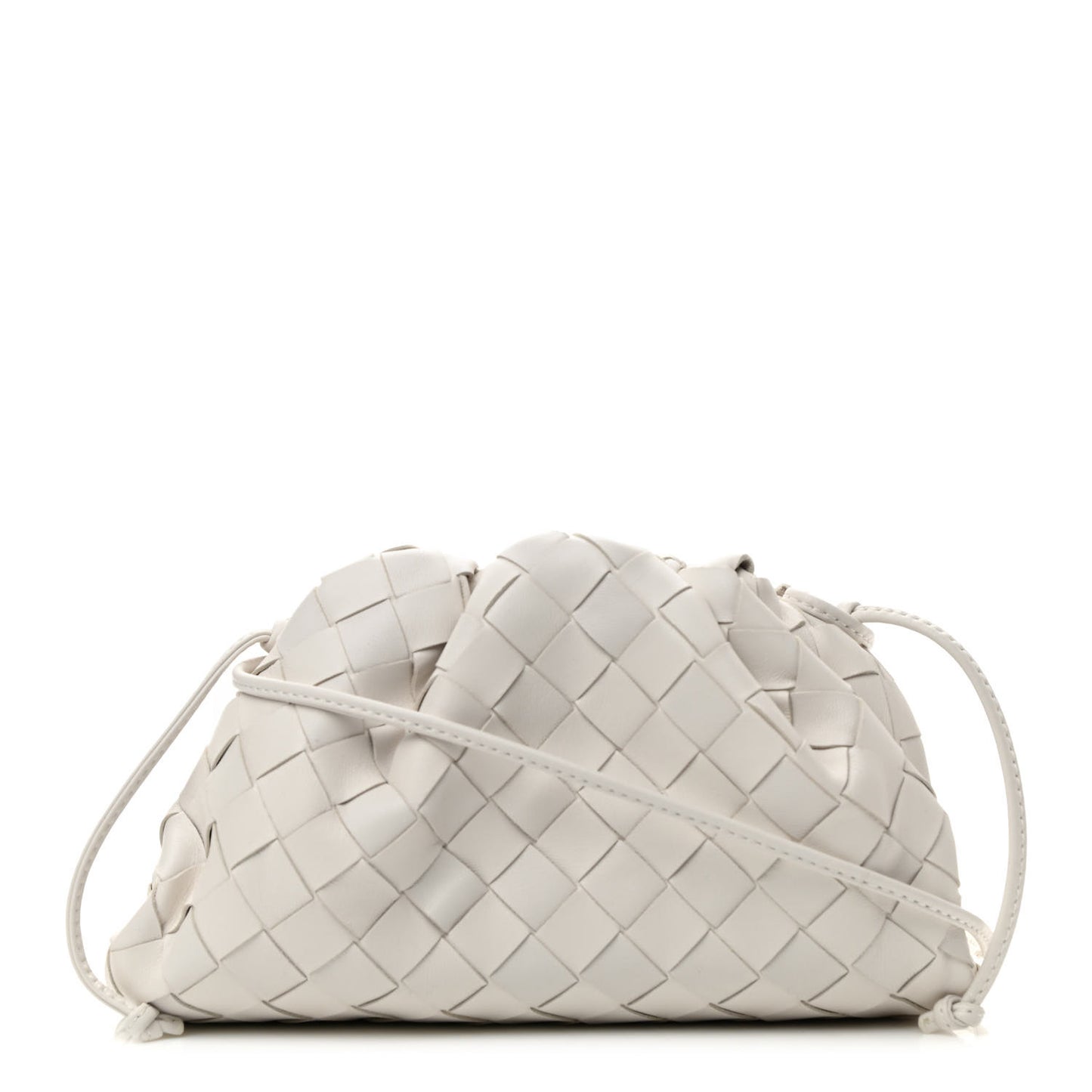 Nappa Intrecciato The Mini Pouch Chalk