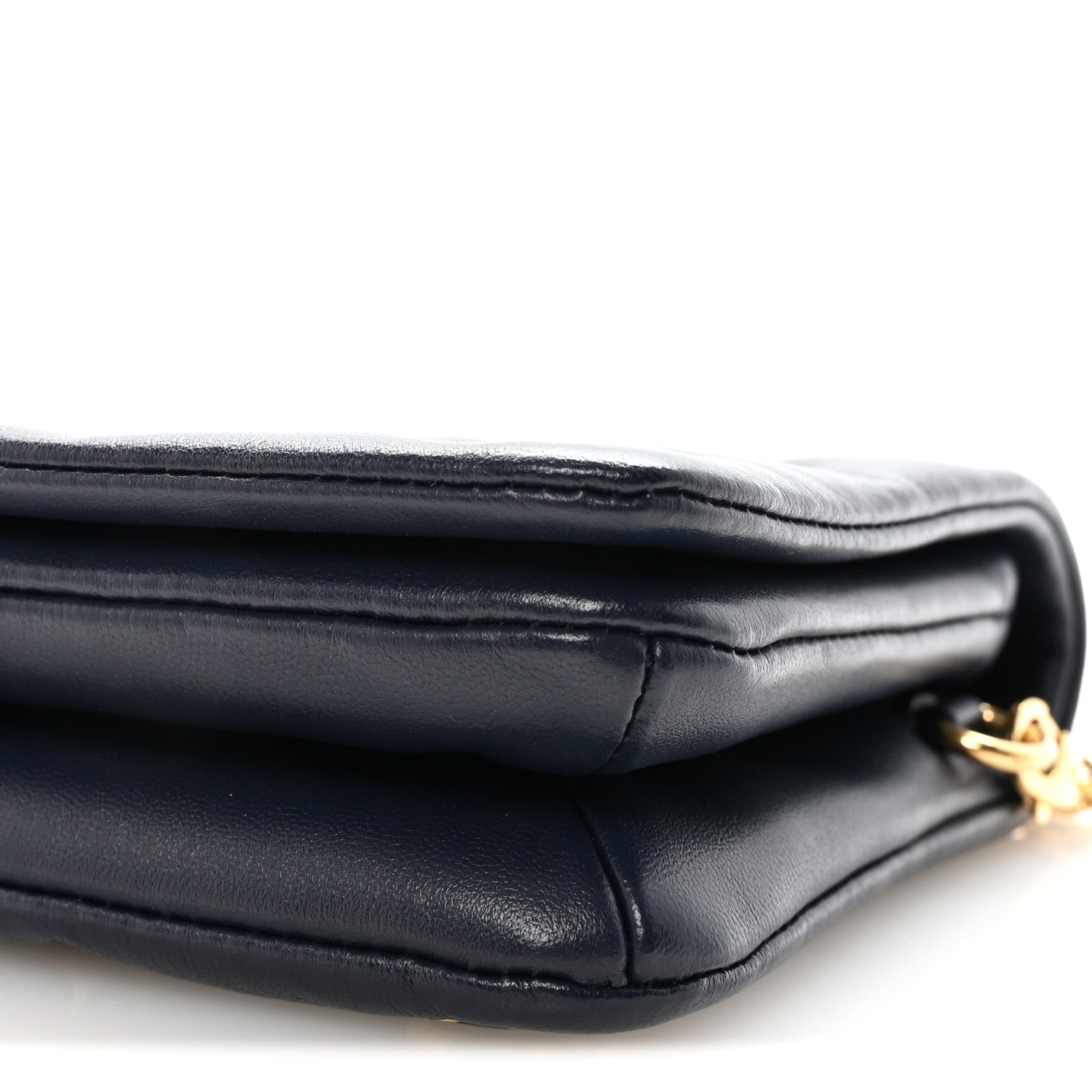 Louis Vuitton Lambskin Embossed Monogram LV Garden Pochette Coussin Navy 9 of 10