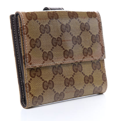 Gucci Crystal Monogram Hysteria French Wallet Dark Brown 3 of 11