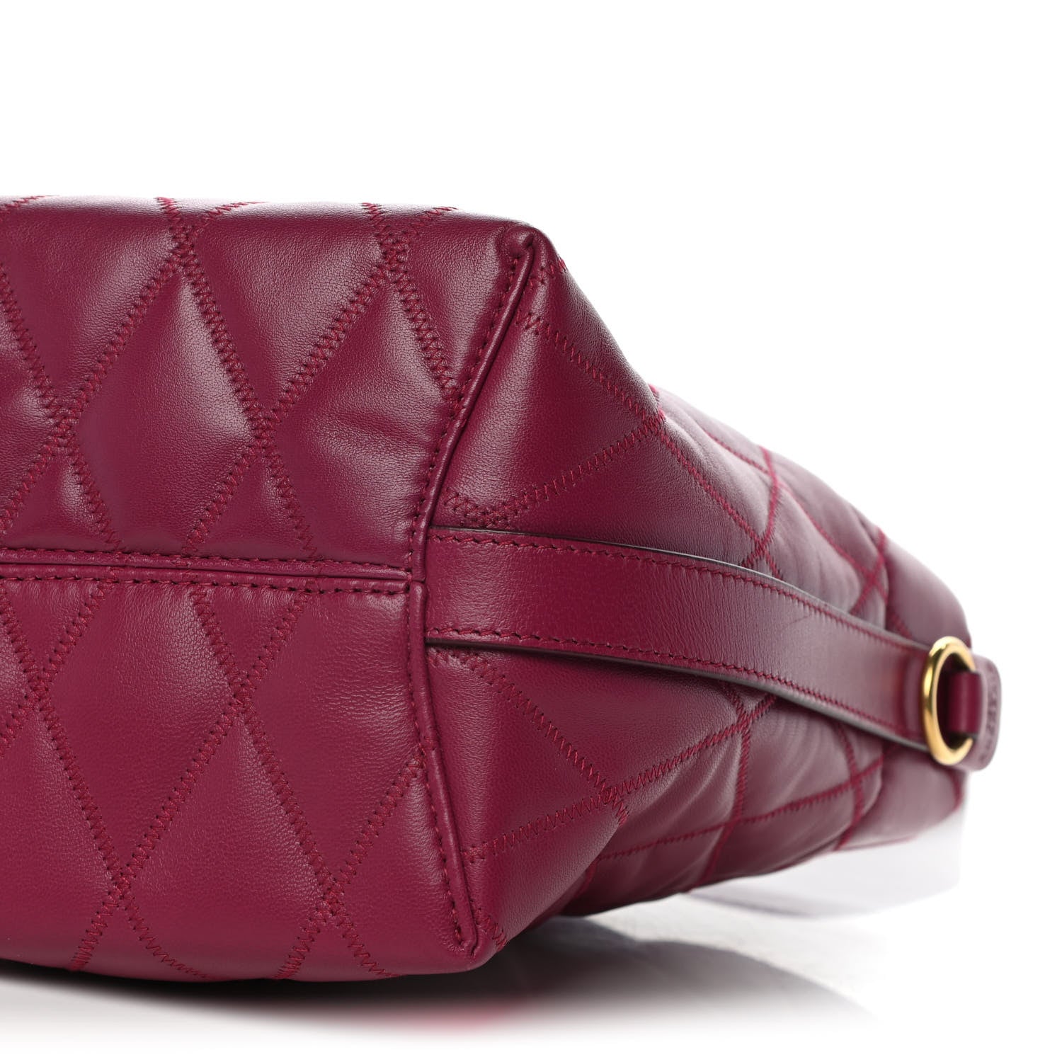 Givenchy Lambskin Quilted Mini GV Bucket Bag Orchid Purple 12 of 13