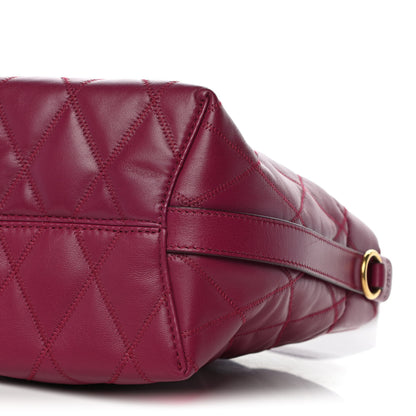 Givenchy Lambskin Quilted Mini GV Bucket Bag Orchid Purple 12 of 13