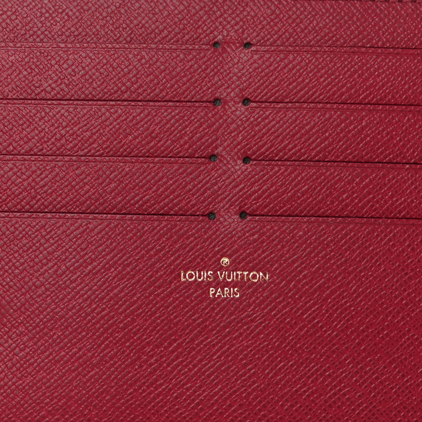 Calfskin Felicie Card Holder Insert Fuchsia