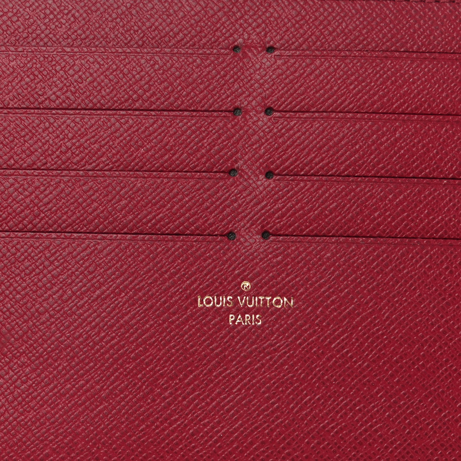 Louis Vuitton Calfskin Felicie Card Holder Insert Fuchsia 6 of 10