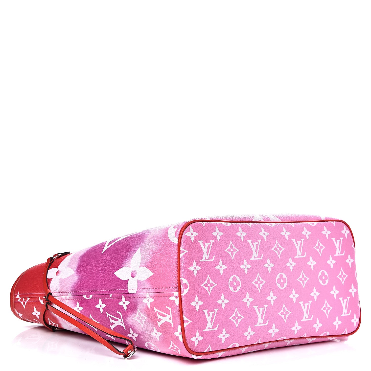 Louis Vuitton Monogram Escale Neverfull MM Rouge 3 of 8