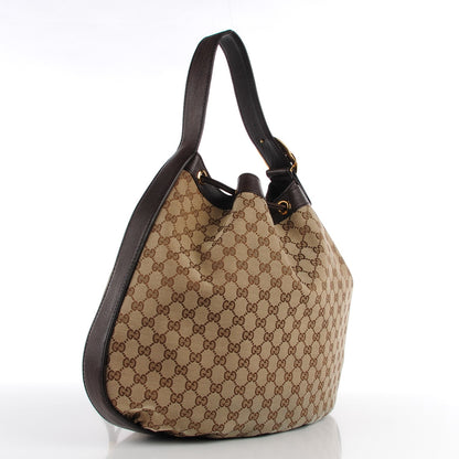 Gucci Monogram Medium Interlocking Icon Shoulder Bag Dark Brown 3 of 7