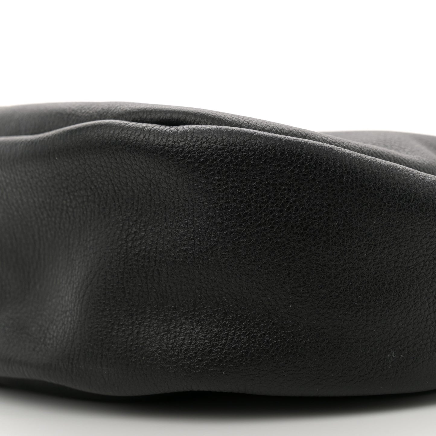 Soft Calfskin Moon Sling Bag Black