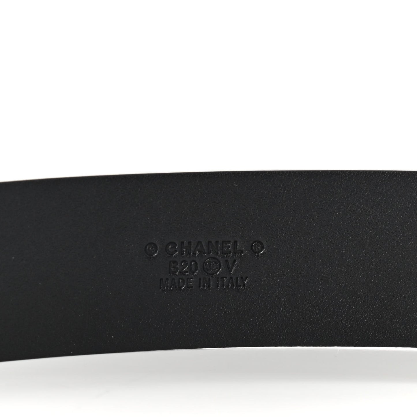 Calfskin CC Chain Belt 90 36 Black