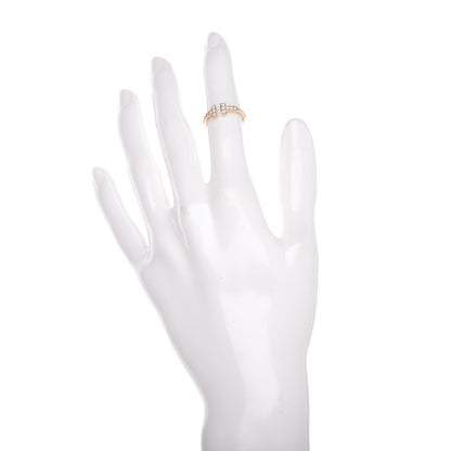 Tiffany 18K Rose Gold Diamond T Wire Ring 47 4 2 of 5