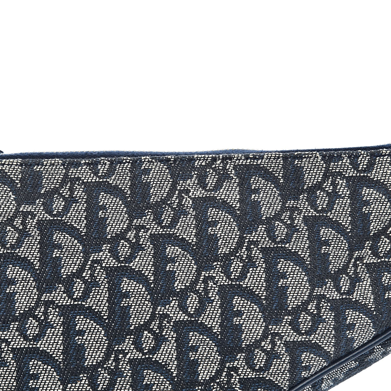 Christian Dior Monogram Mini Saddle Pochette Navy 10 of 10