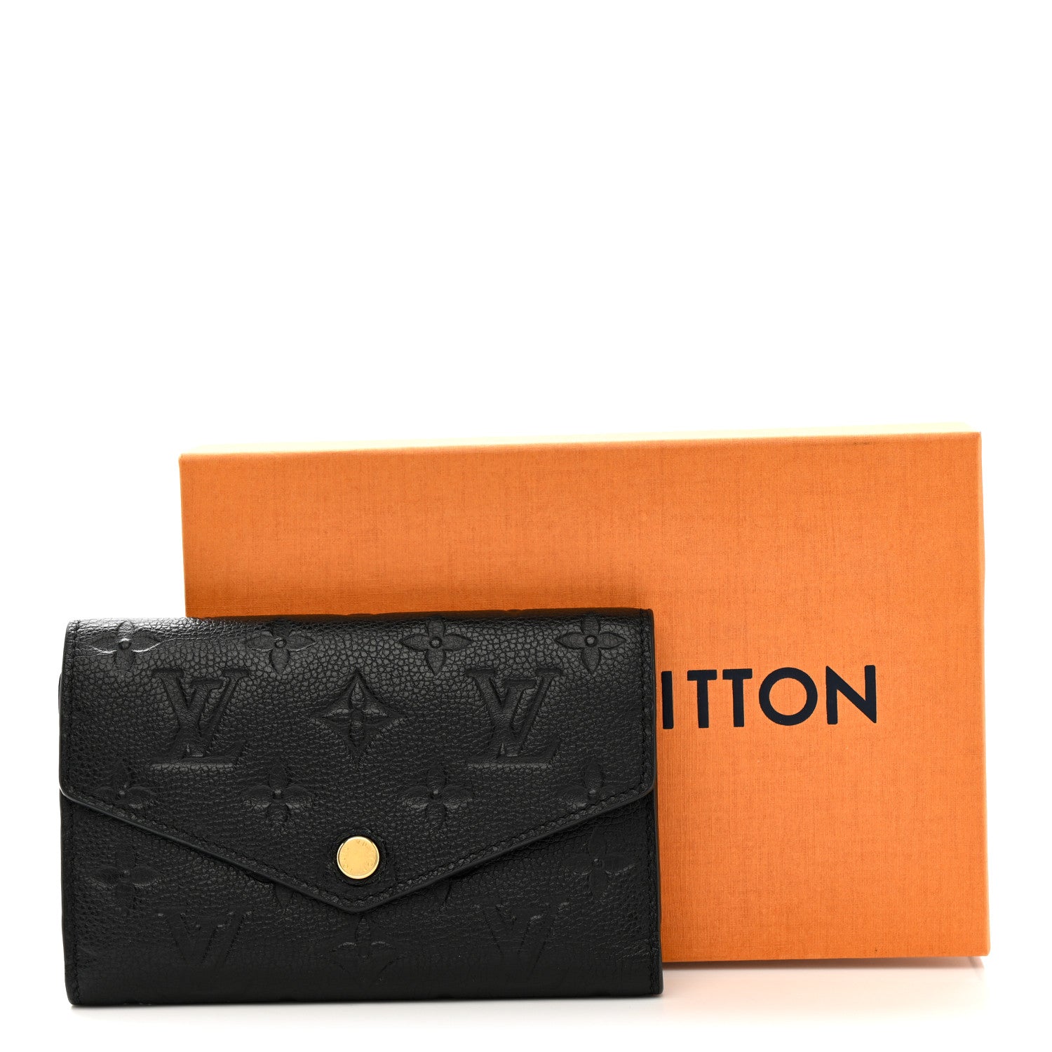 Louis Vuitton Empreinte Compact Curieuse Wallet Black 11 of 11