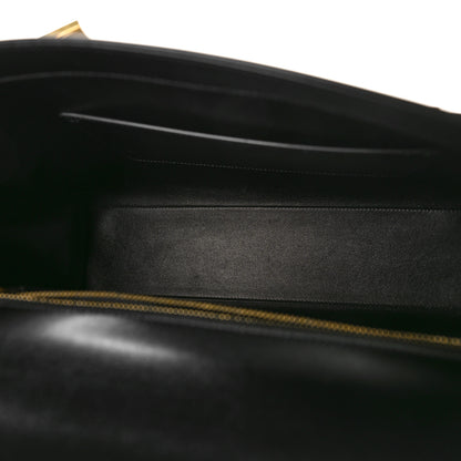 Saint Laurent Smooth Calfskin Manhattan Top Handle Black 5 of 11