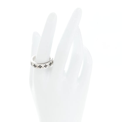 Chrome Hearts Sterling Silver Cross CH Forever Spacer Ring 61 9.5 2 of 5