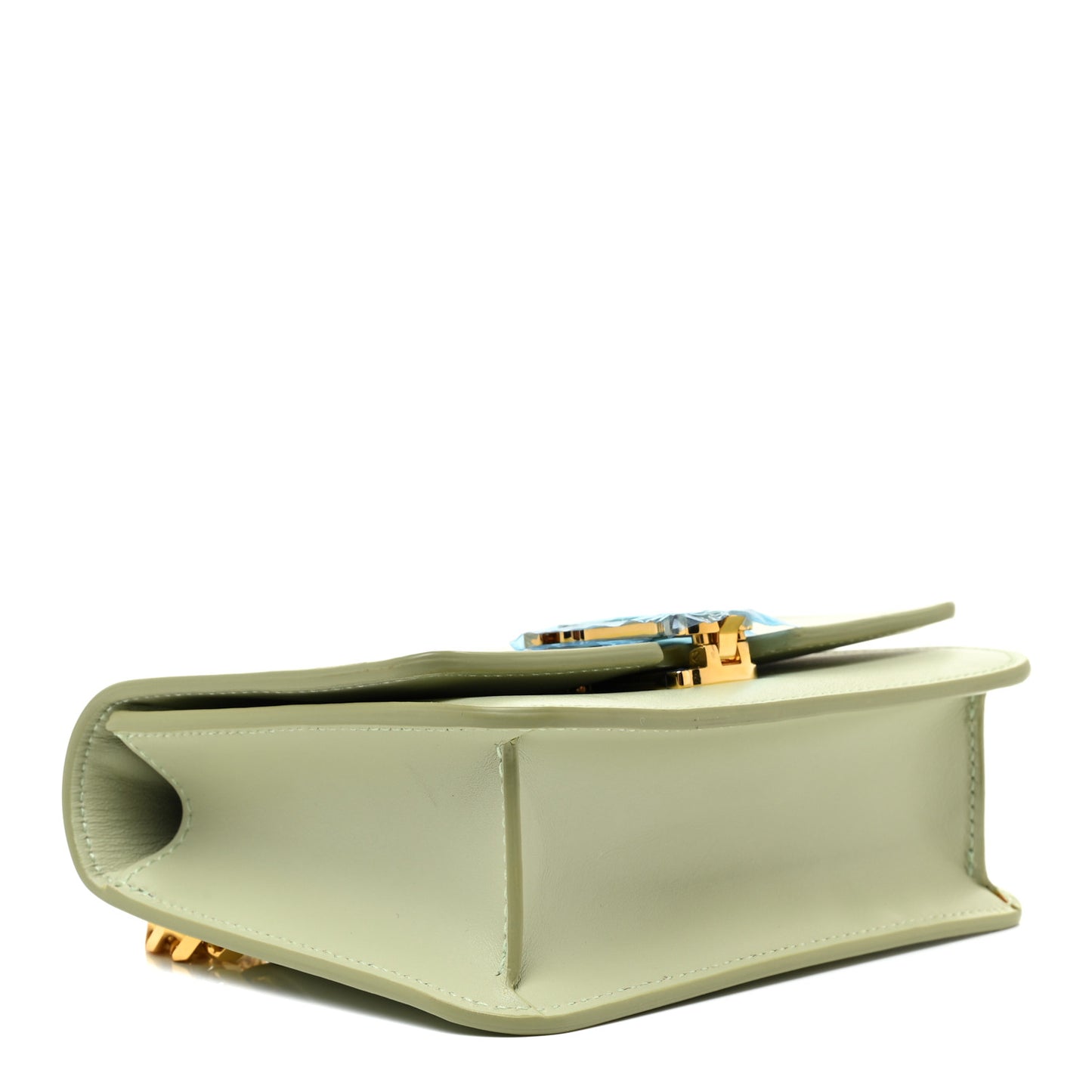 Calfskin TB Chain Belt Bag Pale Sage