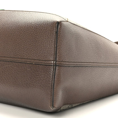 Gucci GG Supreme Monogram Web Ophidia Tote Brown 8 of 8