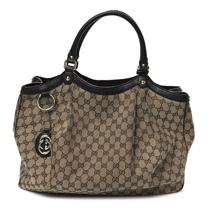 Gucci Monogram Large Sukey Tote Dark Brown 1 of 10