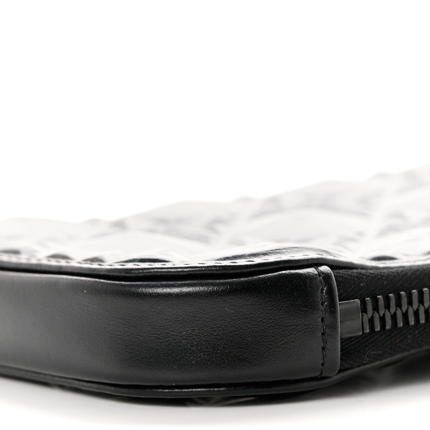 Christian Dior Calfskin Cannage Diamond Cannage Phone Holder Black 7 of 8