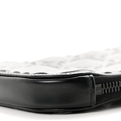 Christian Dior Calfskin Cannage Diamond Cannage Phone Holder Black 7 of 8