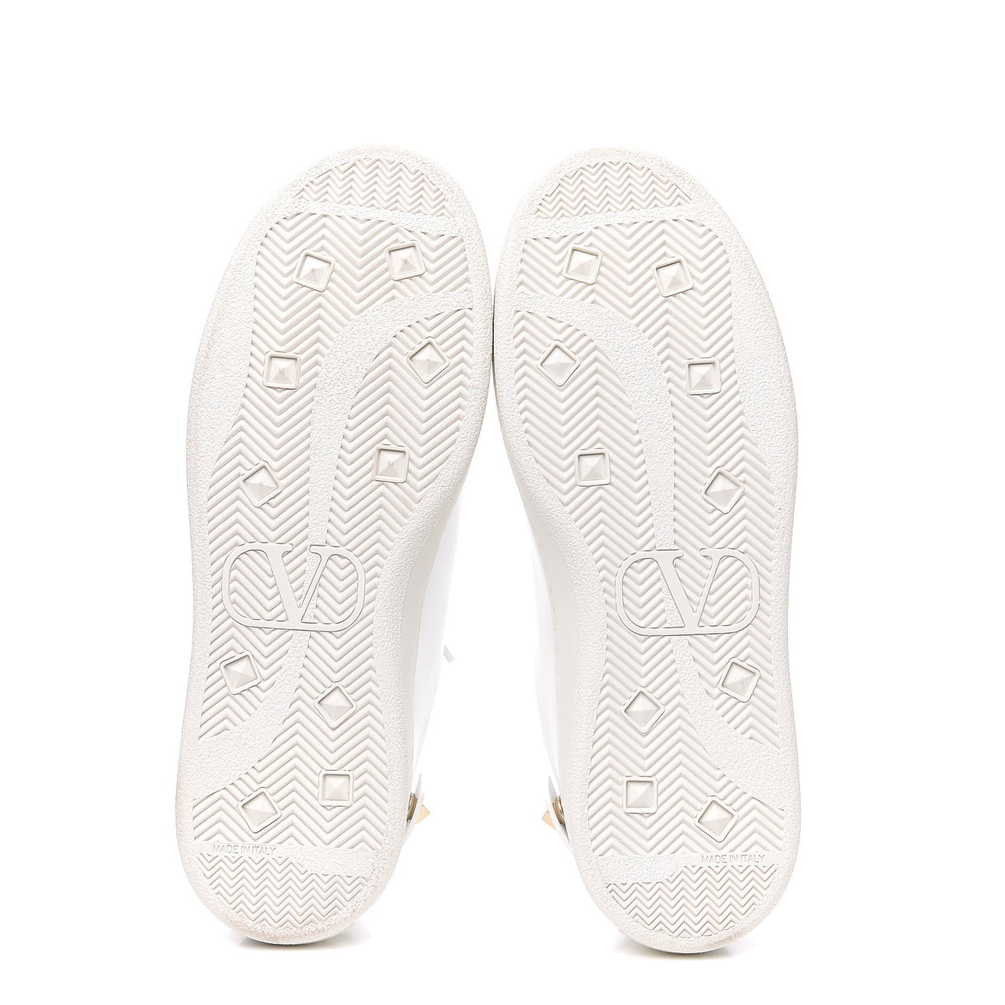 Calfskin Womens Backnet Sneakers 37.5 White