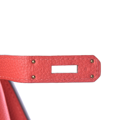 Hermes Togo So Kelly 22 Rouge Pivoine 7 of 15