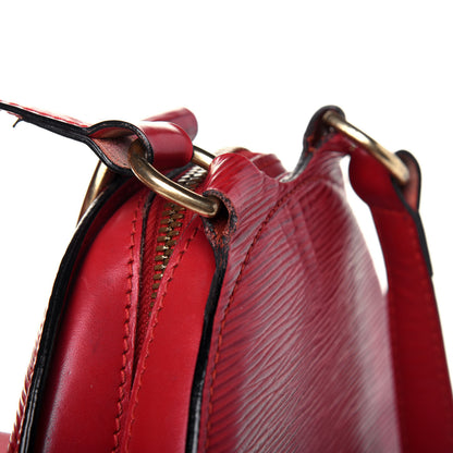 Louis Vuitton Epi Mabillon Backpack Castillan Red 16 of 23