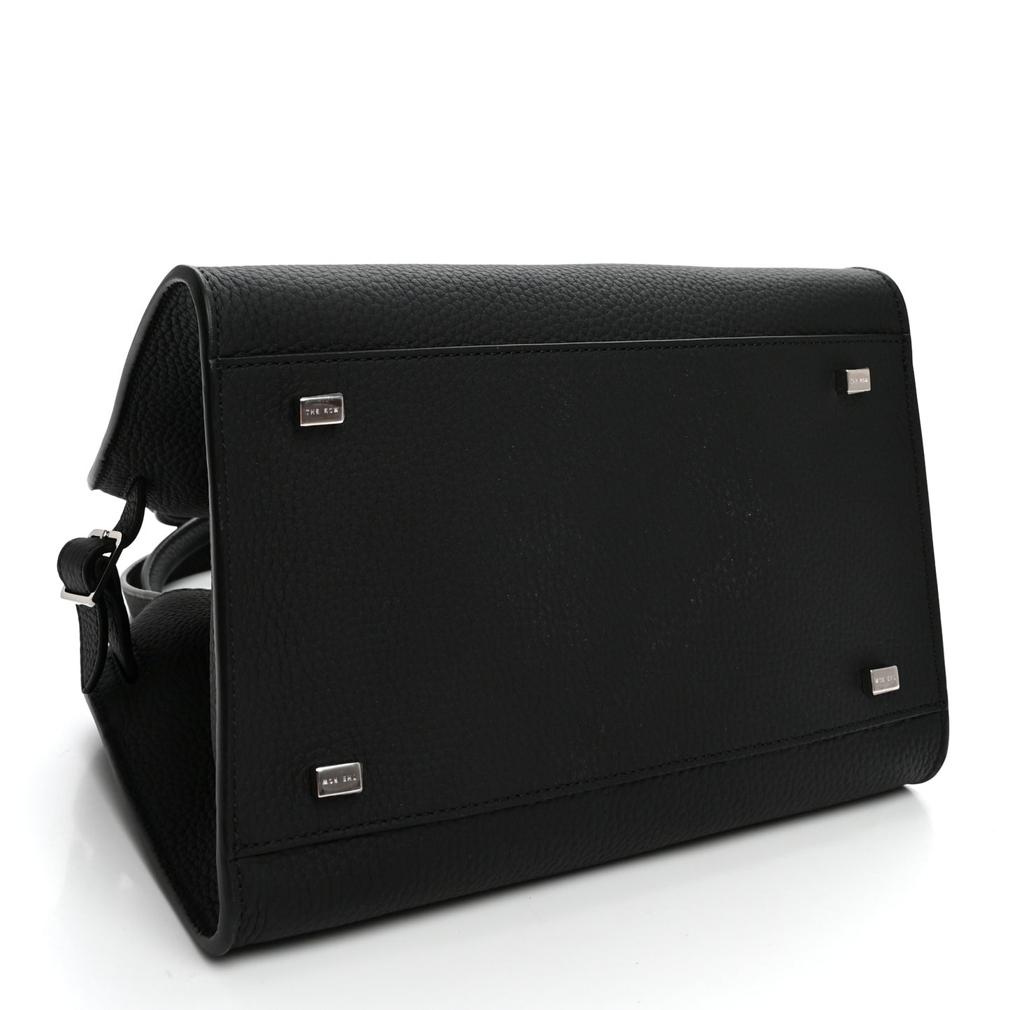 Grained Calfskin Soft Margaux 10 Bag Black