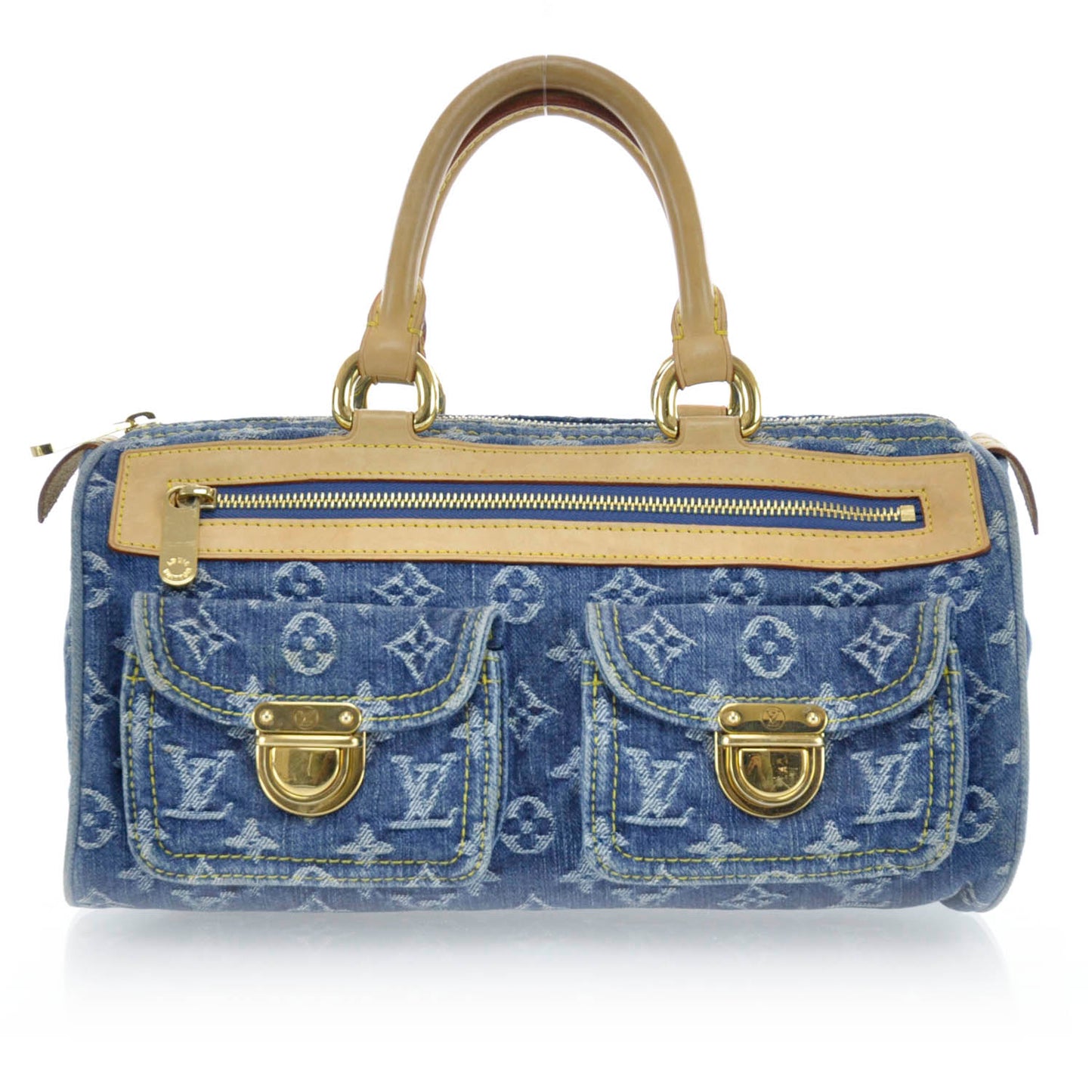 Monogram Denim Neo Speedy Blue
