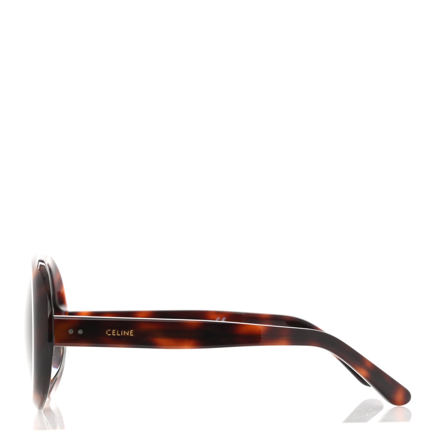 Acetate Polarized Oval Sunglasses CL 40065 Brown