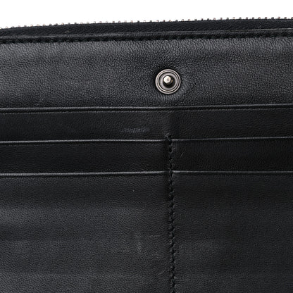 Bottega Veneta Nappa Intrecciato Zip Around Wallet Black 17 of 19