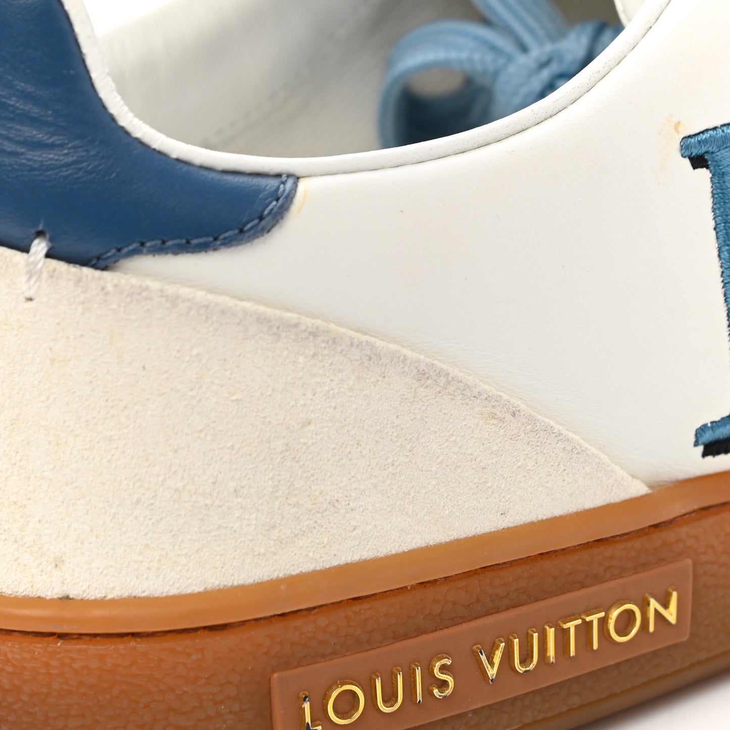 Calfskin Frontrow Sneakers 37.5 Blue