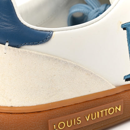 Louis Vuitton Calfskin Frontrow Sneakers 37.5 Blue 16 of 17