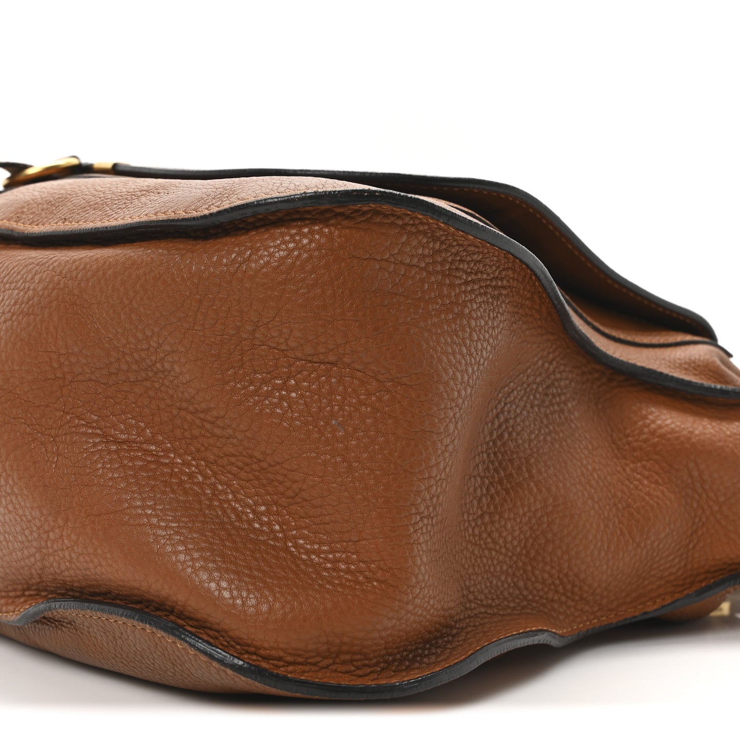 Calfskin Large Marcie Satchel Tan