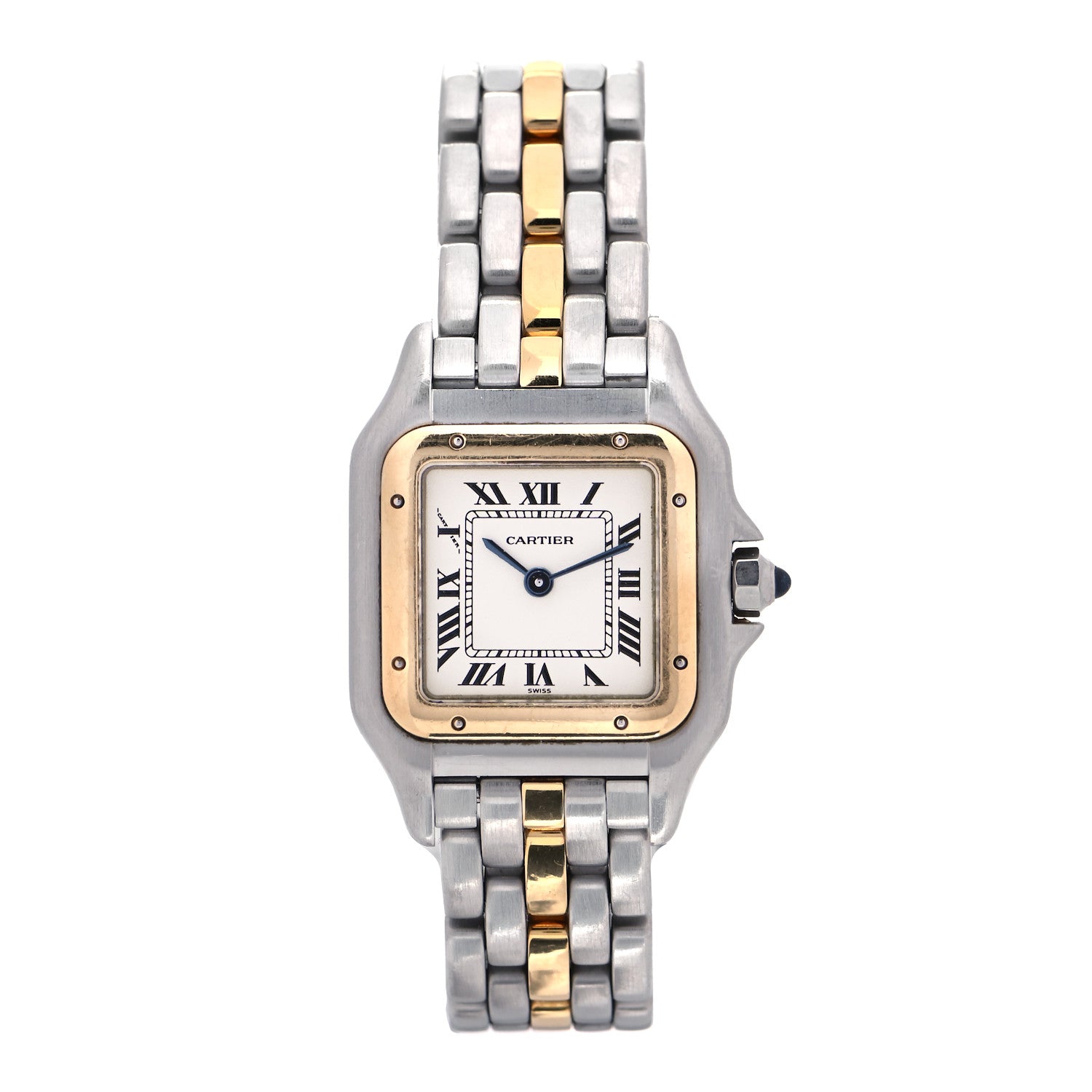 Cartier Stainless Steel 18K Yellow Gold 22mm Panthere Quartz Watch 1 of 4