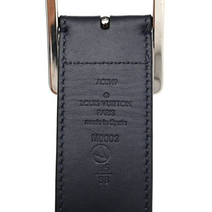 Louis Vuitton Monogram Calfskin Mens Reverso 40mm 95 38 White Navy 3 of 3