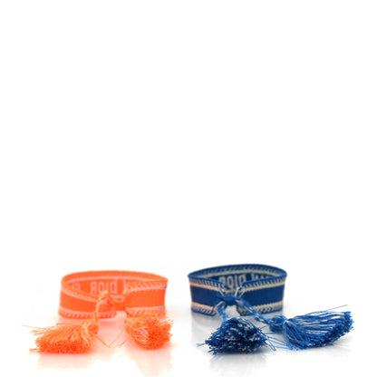Christian Dior Woven Cotton J'Adior Friendship Bracelet Set 3 of 3
