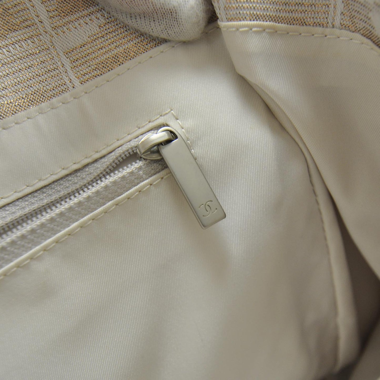 Nylon Travel Large Tote Beige