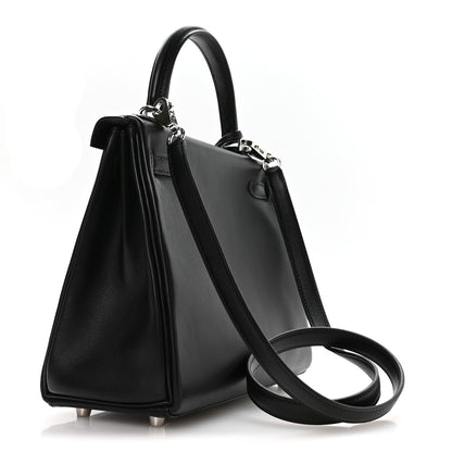 Hermes Cheri Calfskin Kelly Retourne 25 Black 3 of 11