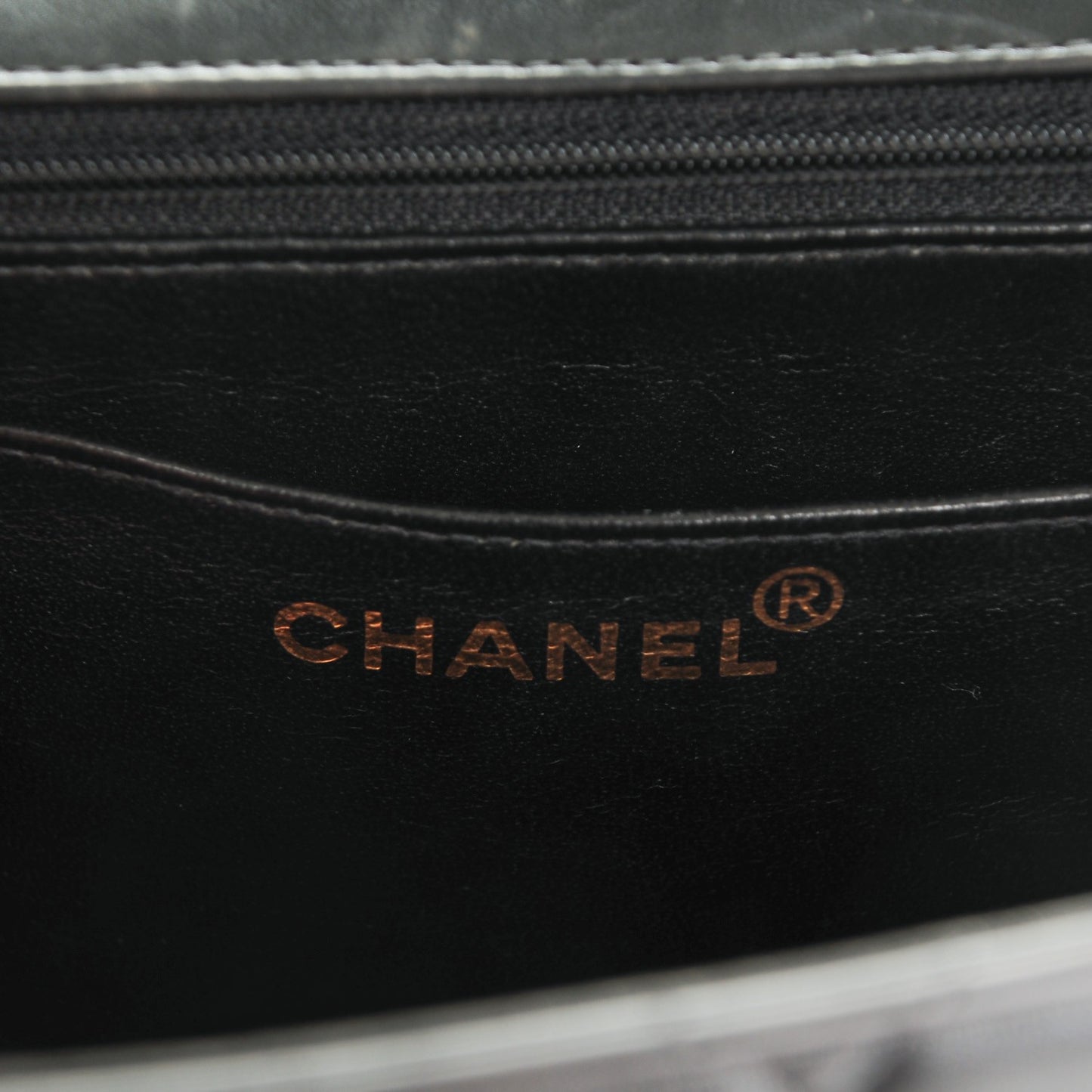 Lambskin Quilted Jumbo Single Flap Black