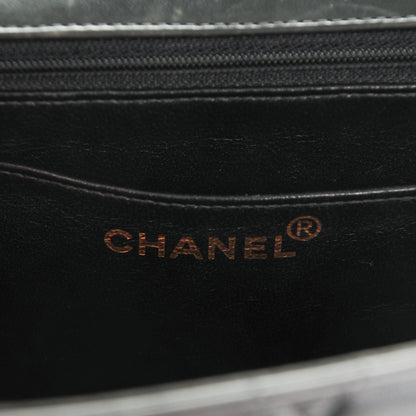 Chanel Lambskin Quilted Jumbo Single Flap Black 7 of 9