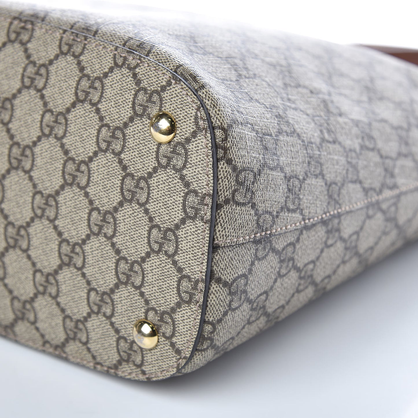 GG Supreme Monogram Linea A Hobo Brown