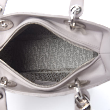 Christian Dior Lambskin Cannage Medium Lady Dior Grey 5 of 10