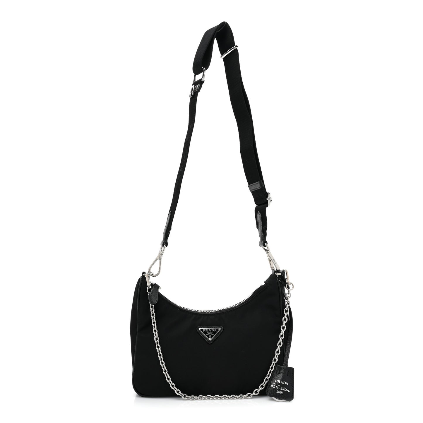 Nylon Re-Edition 2005 Shoulder Bag Black