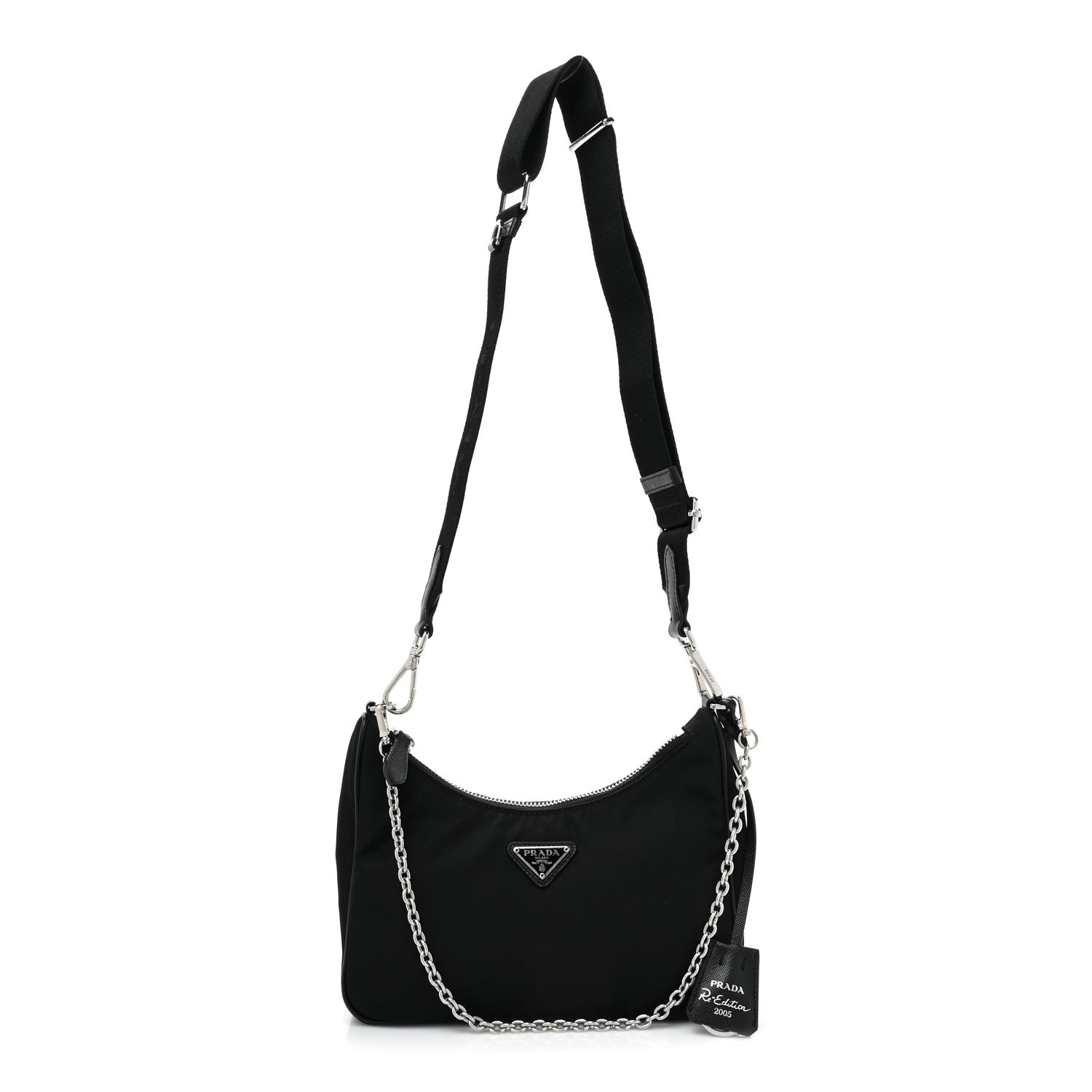 Prada Nylon Re-Edition 2005 Shoulder Bag Black 1 of 10