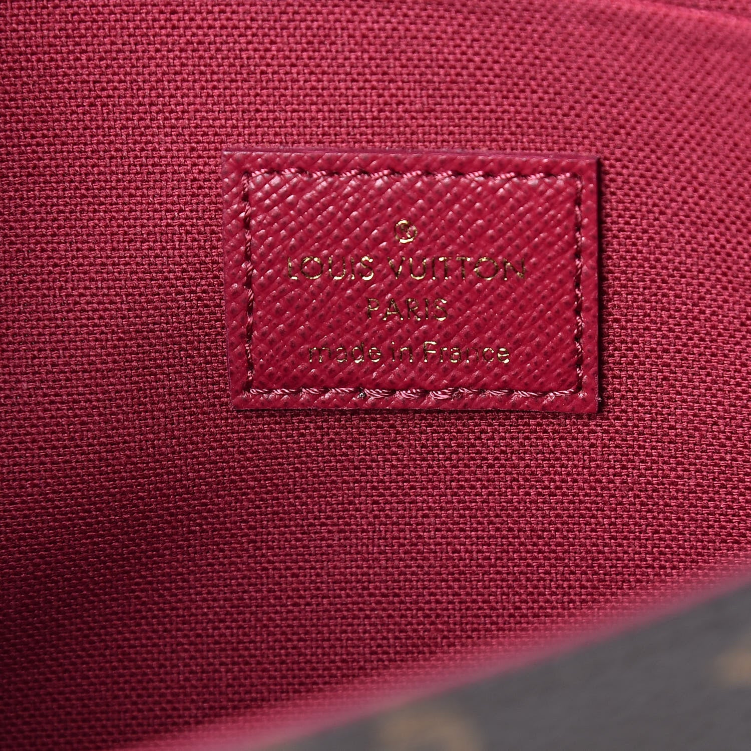 Louis Vuitton Monogram Pochette Felicie Chain Wallet Fuchsia 8 of 13