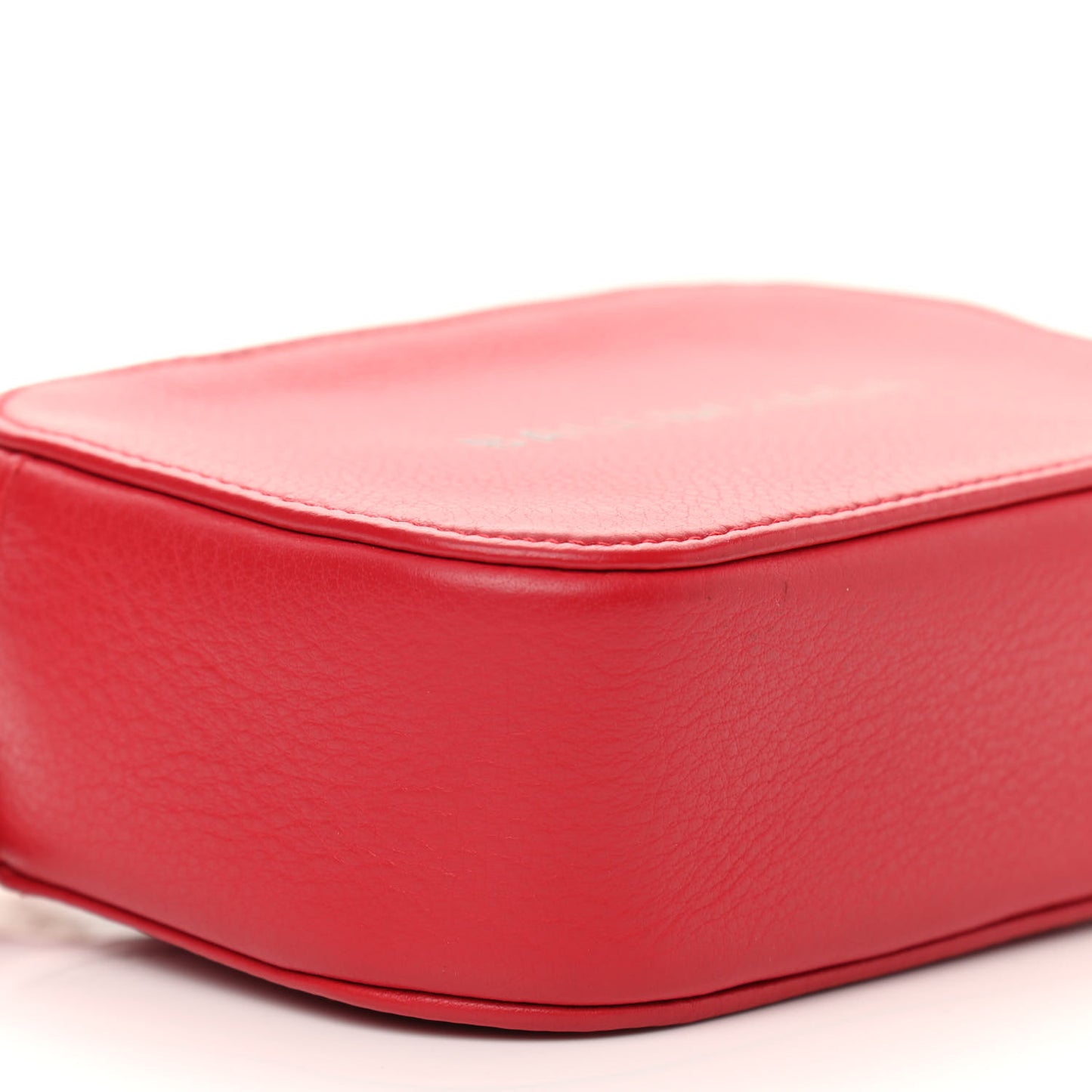 Calfskin Logo XS Everyday Camera Bag Rouge Lantern Black