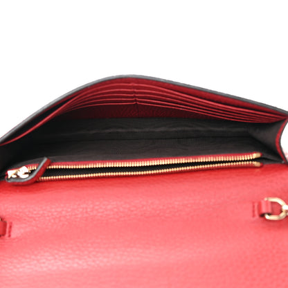 Gucci Dollar Calfskin Medium Betty Chain Wallet Tabasco 5 of 13