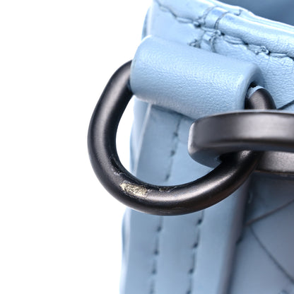 Bottega Veneta Nappa Intrecciato VN Crossbody Messenger Bag Ciel 12 of 13