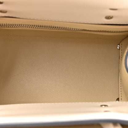 Givenchy Smooth Calfskin Bi-Color Mini Horizon Satchel Linen Off-White 5 of 10