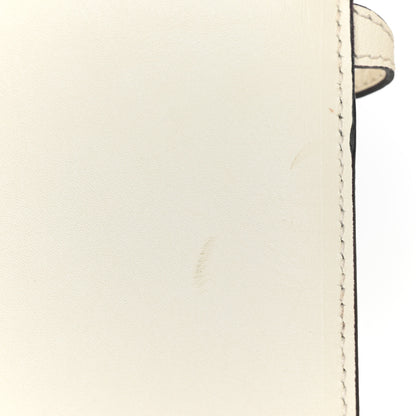 Salvatore Ferragamo Calfskin Perforated Sofia Satchel White 17 of 26