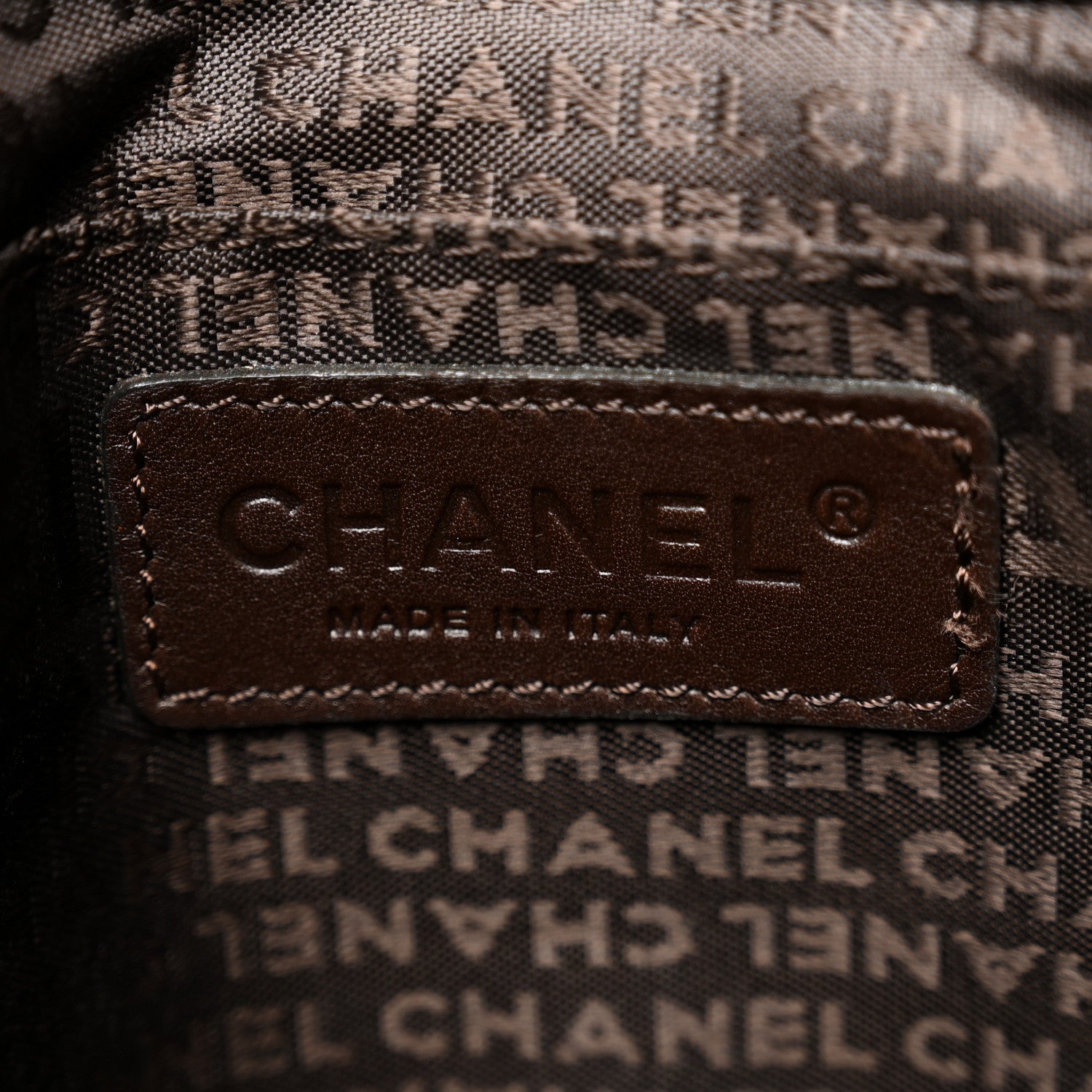 Chanel Lambskin Pleated CC Shoulder Bag Marron Fonce 6 of 10