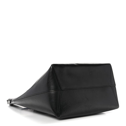Mansur Gavriel Vegetable Tanned Calfskin Bucket Bag Black Flamma 5 of 15